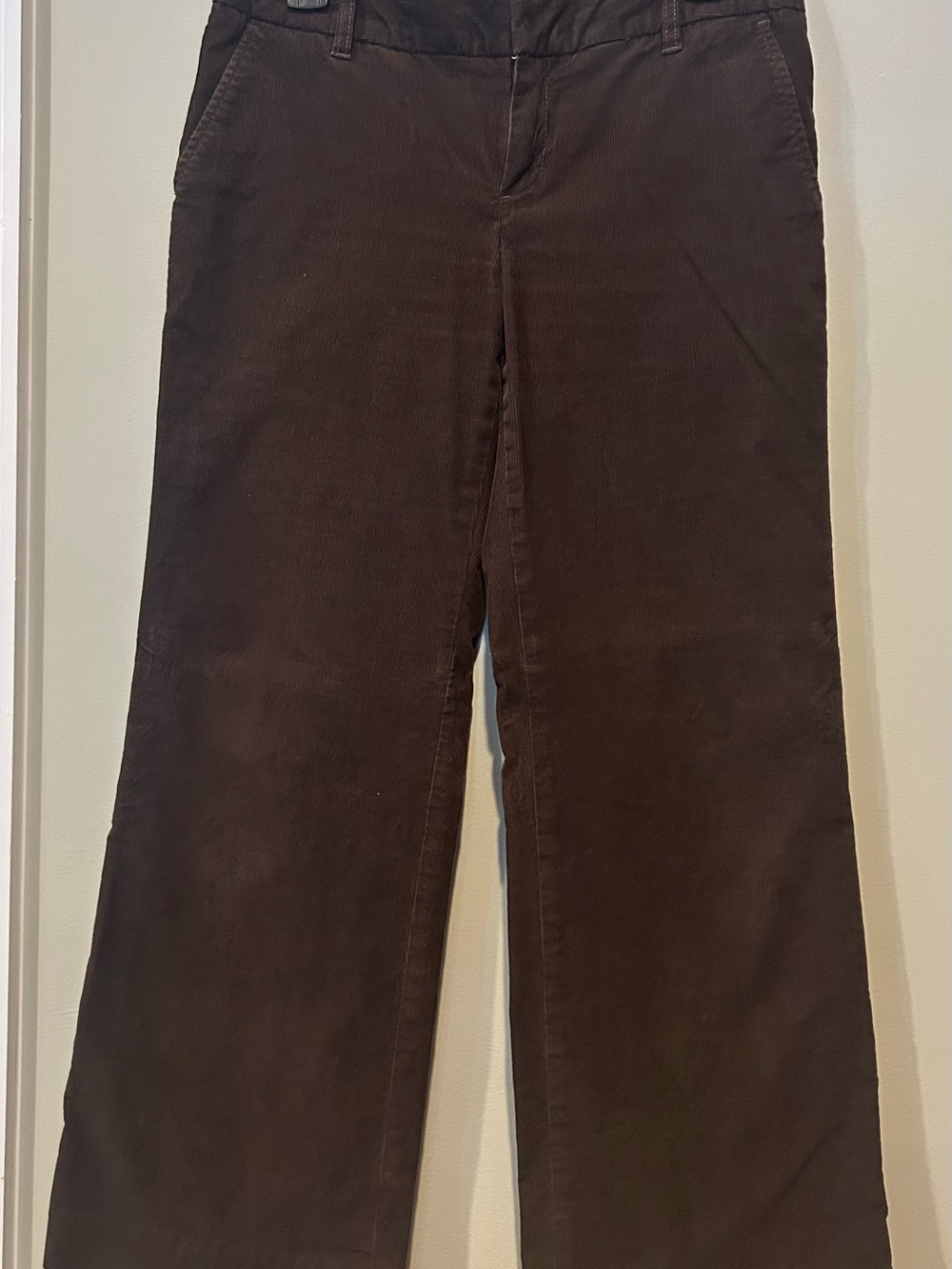 GAP Brown Corduroy Straight Leg Stretch Pants